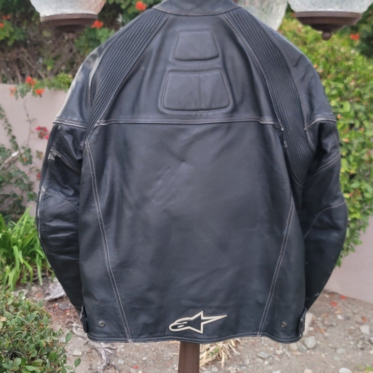 Vtg Alpinestars Padded Protective Motorcycle Leather Jacket
