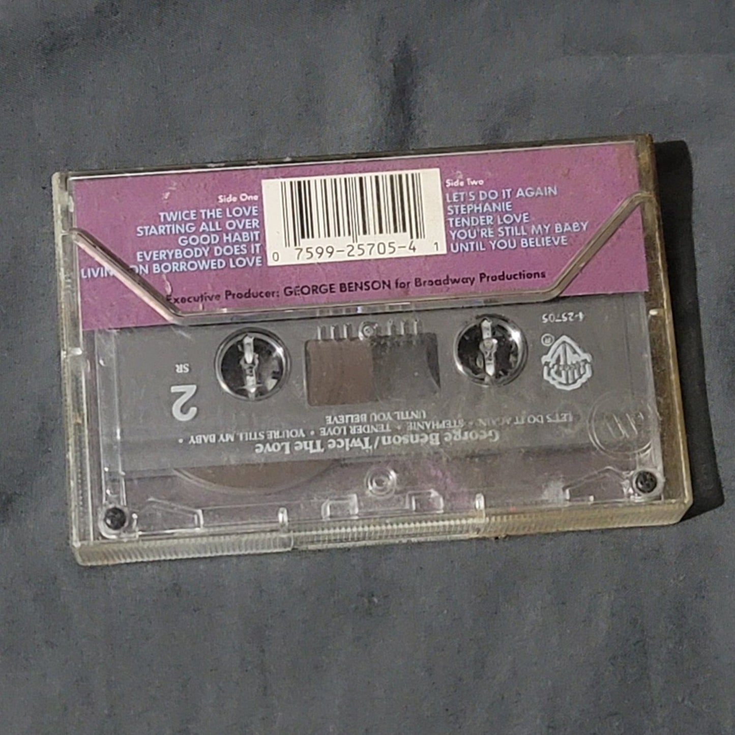 Vtg 1988 George Benson TWICE THE LOVE Cassette Tape