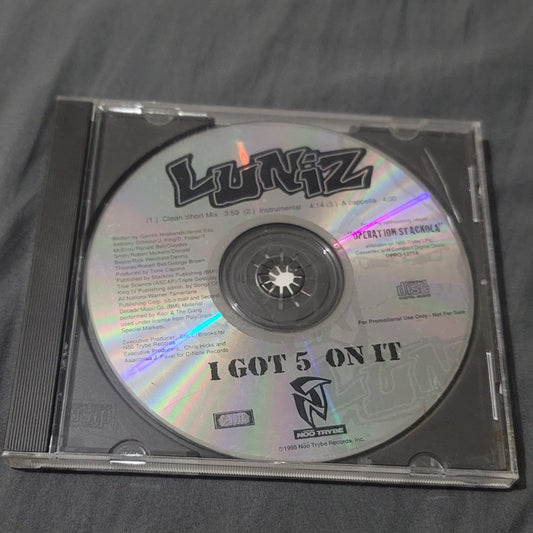 Vtg 1995 Luniz I GOT 5 ON IT Promo CD