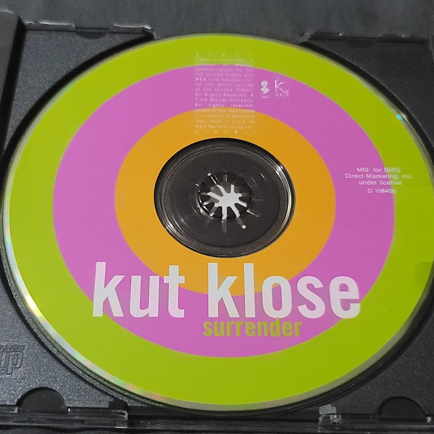 Vtg 1995 Kut Klose SURRENDER CD