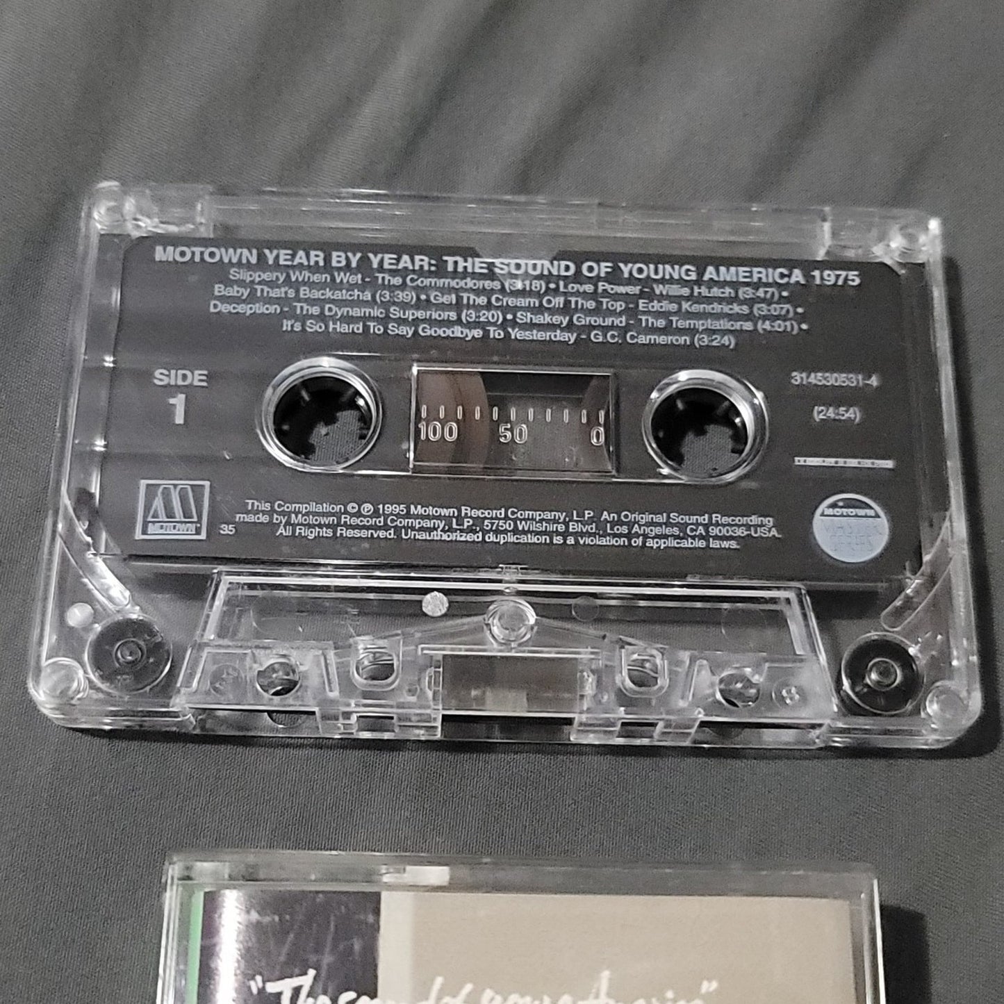 Vtg 1995 Motown Year by Year 1975 Cassette Tape The Sound of Young America