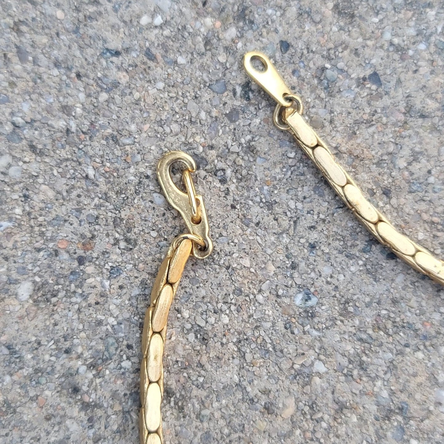 18" Vtg 14k GP Gold Plated Necklace