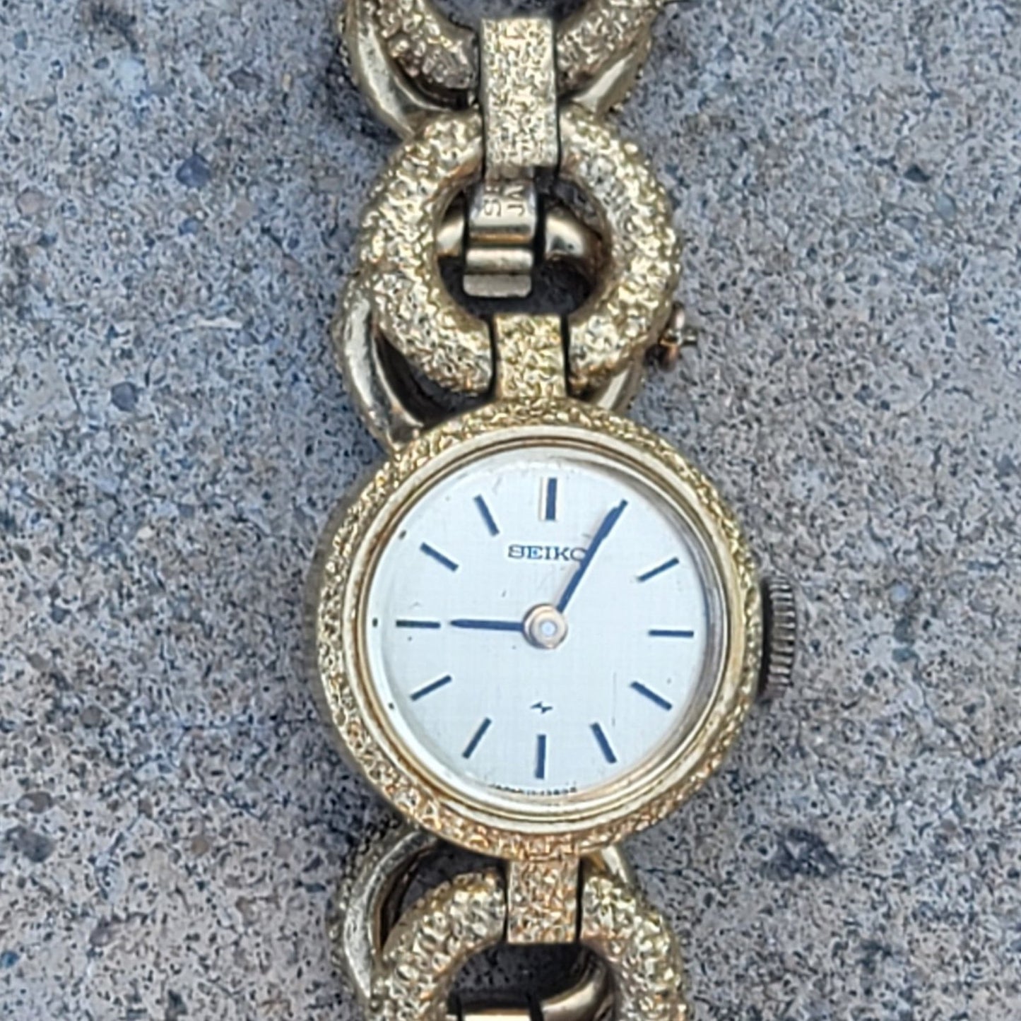 Vtg Seiko Gold Tone Automatic Wind-up Watch
