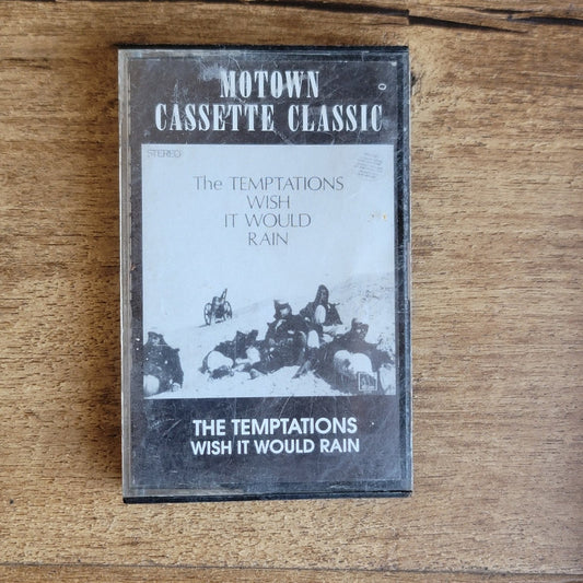 Vtg 1968 The Temptations WISH IT WOULD RAIN Cassette Tape