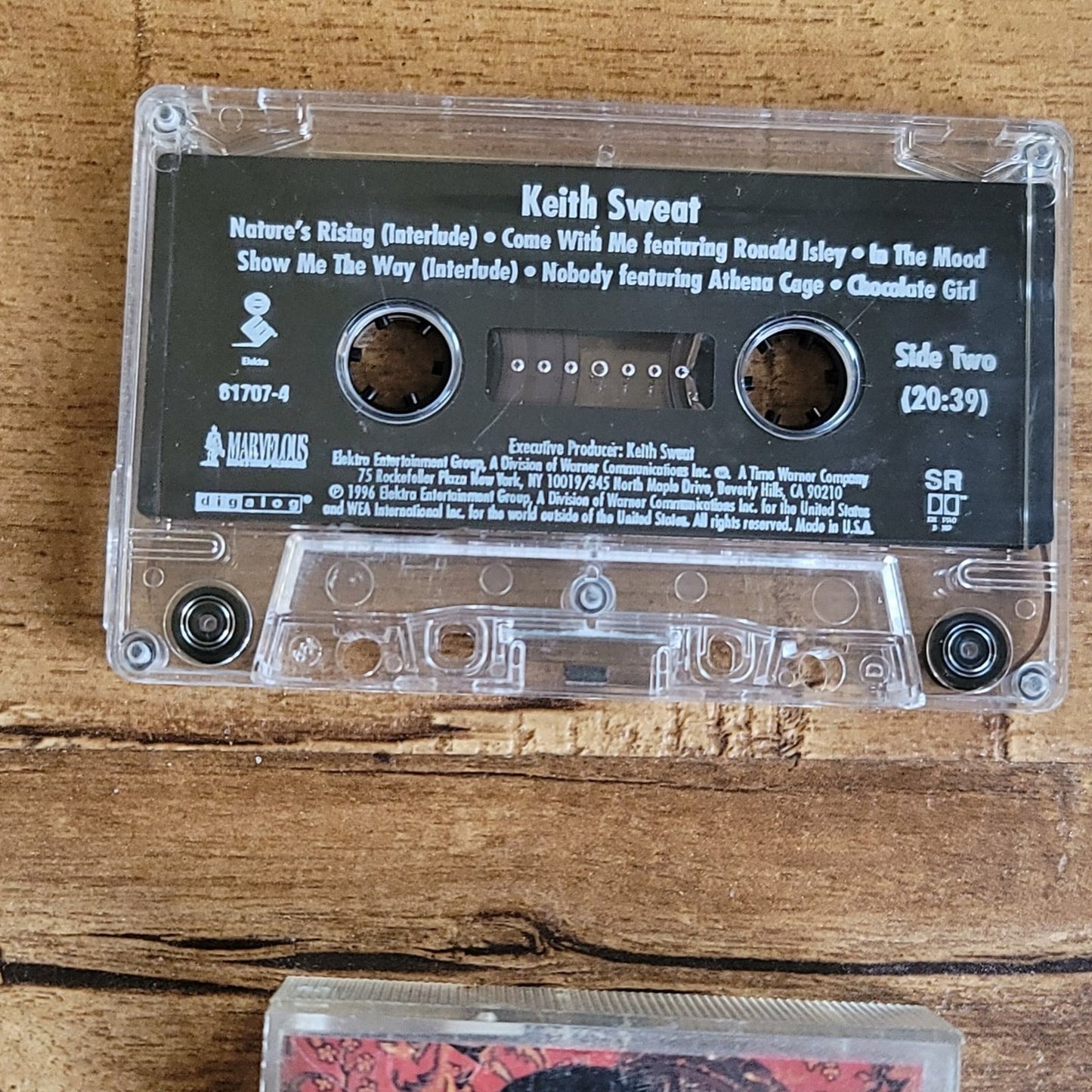 Vtg 1996 Keith Sweat KEITH SWEAT Cassette Tape