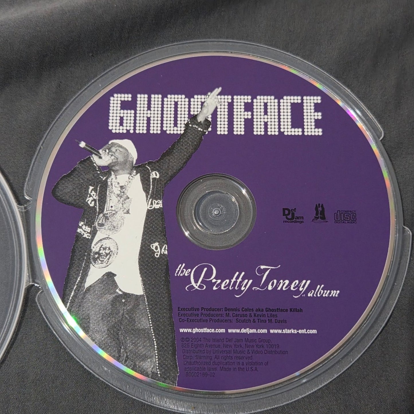 Vtg 2004 Ghostface Killah THE PRETTY TONEY ALBUM CD Hip Hop Rap