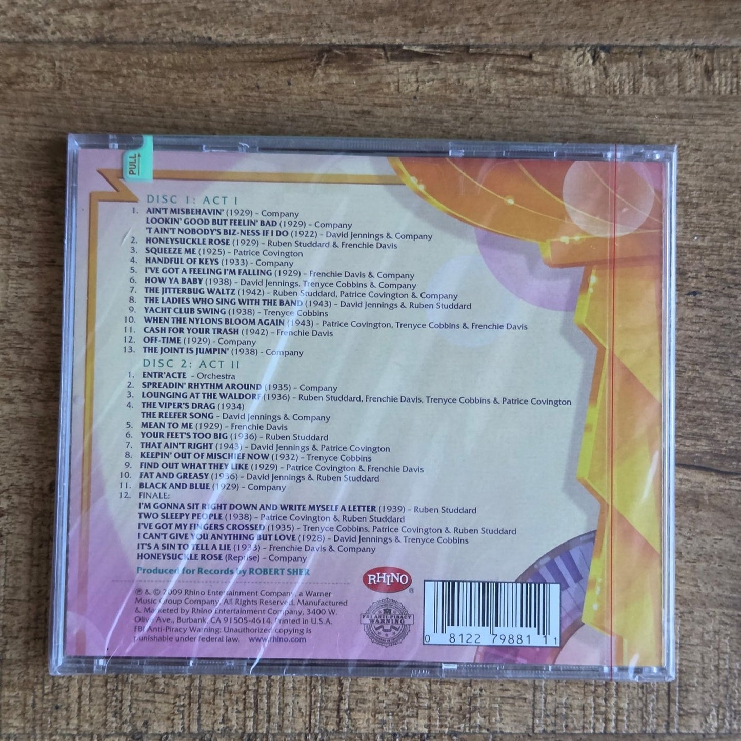 Ruben Studdard Frenchie Davis Ain't Misbehavin' Double CD