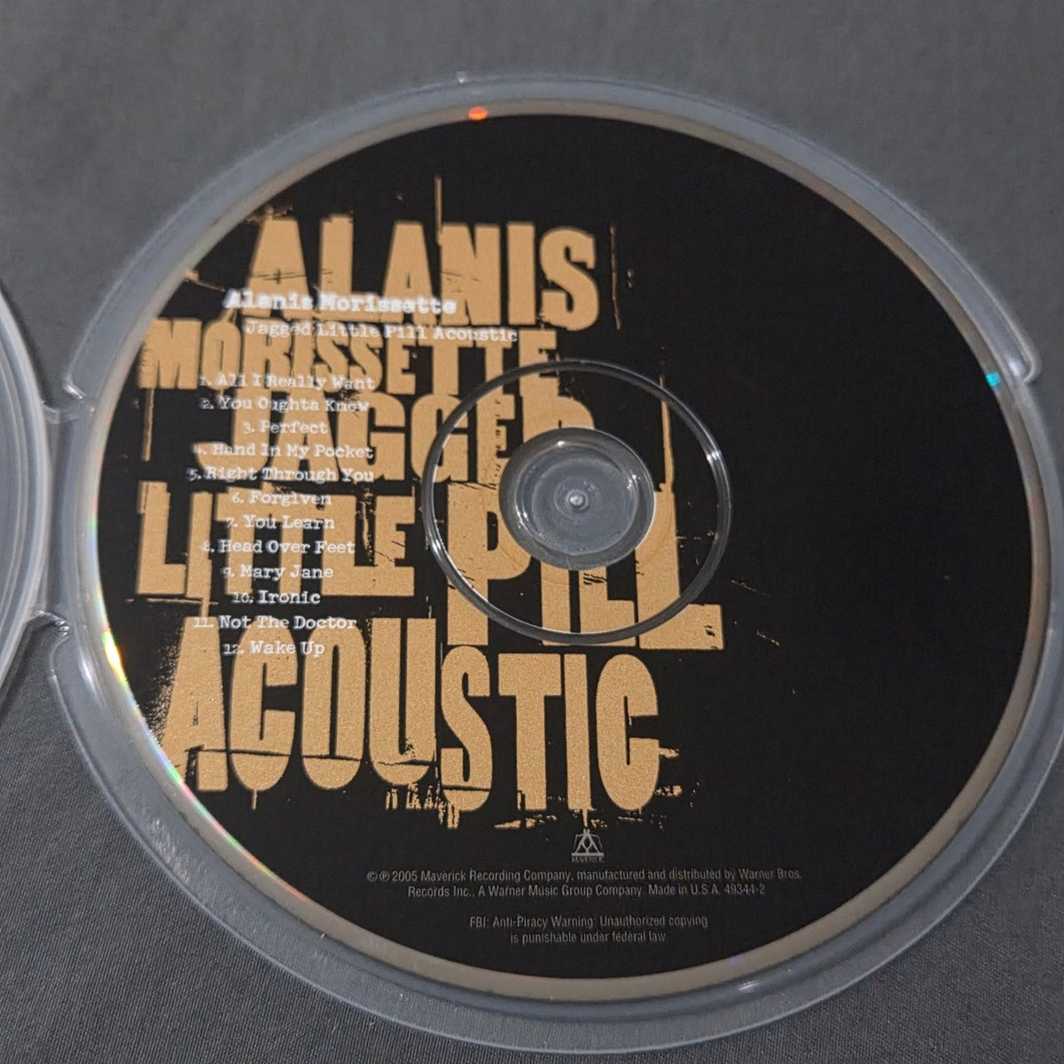Vtg 2005 Alanis Morissette Jagged Little Pill Acoustic CD