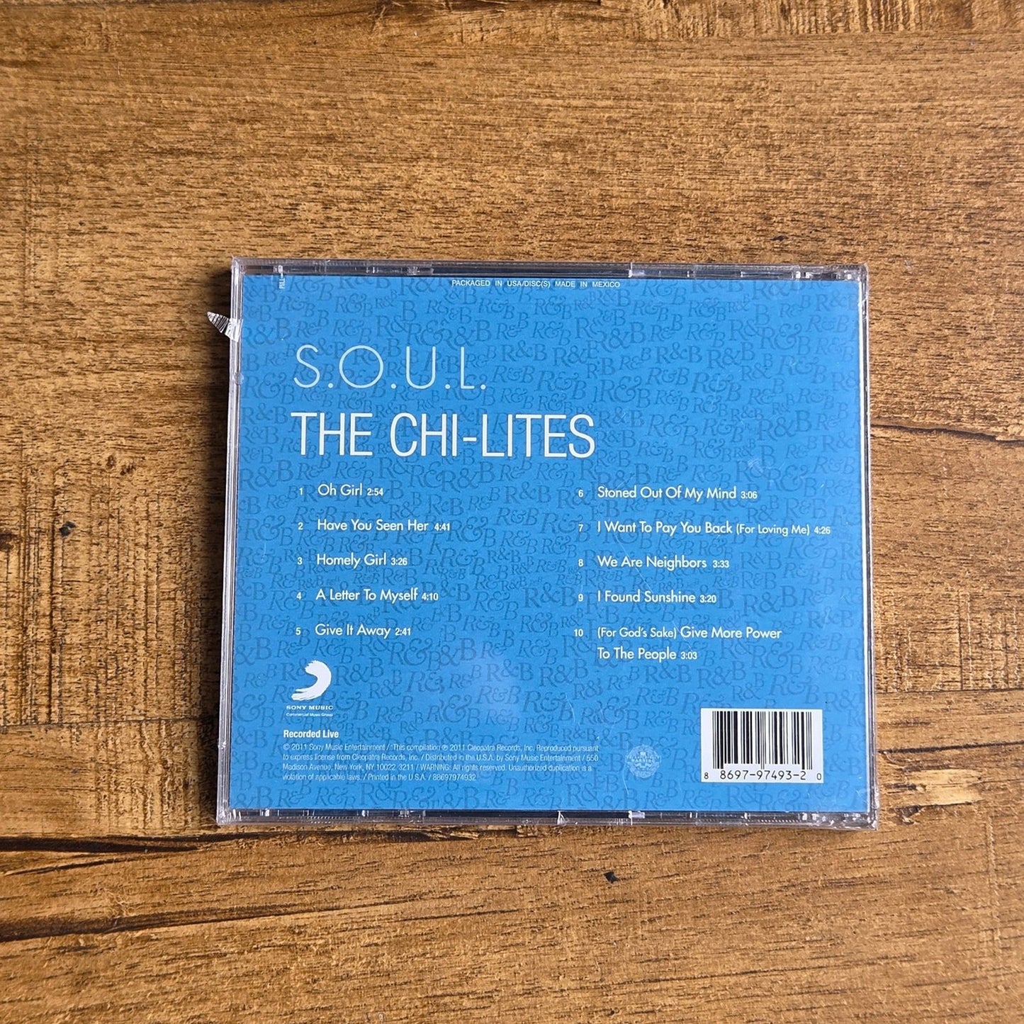 The Chi-lites S.O.U.L. CD