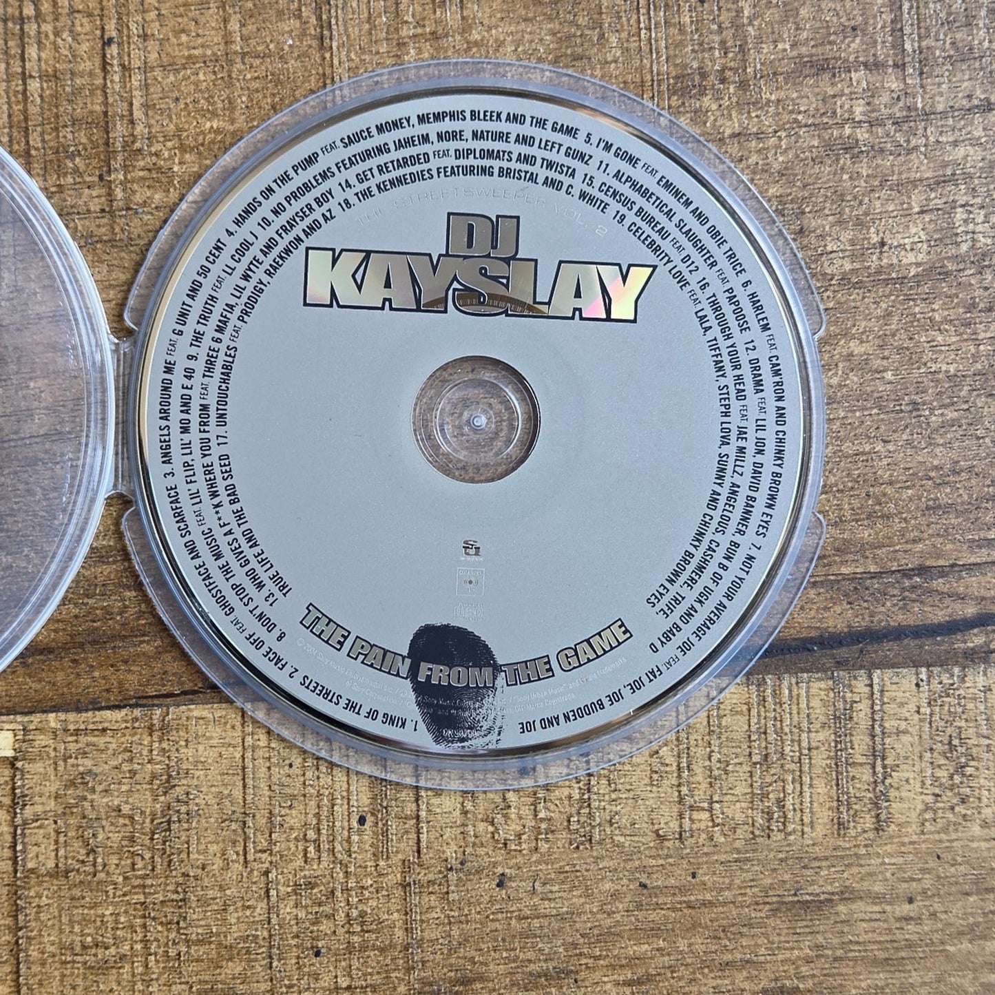Vtg 2004 DJ Kay Slay THE STREETSWEEPER VOL. 2 THE PAIN FROM THE GAME CD Hip Hop