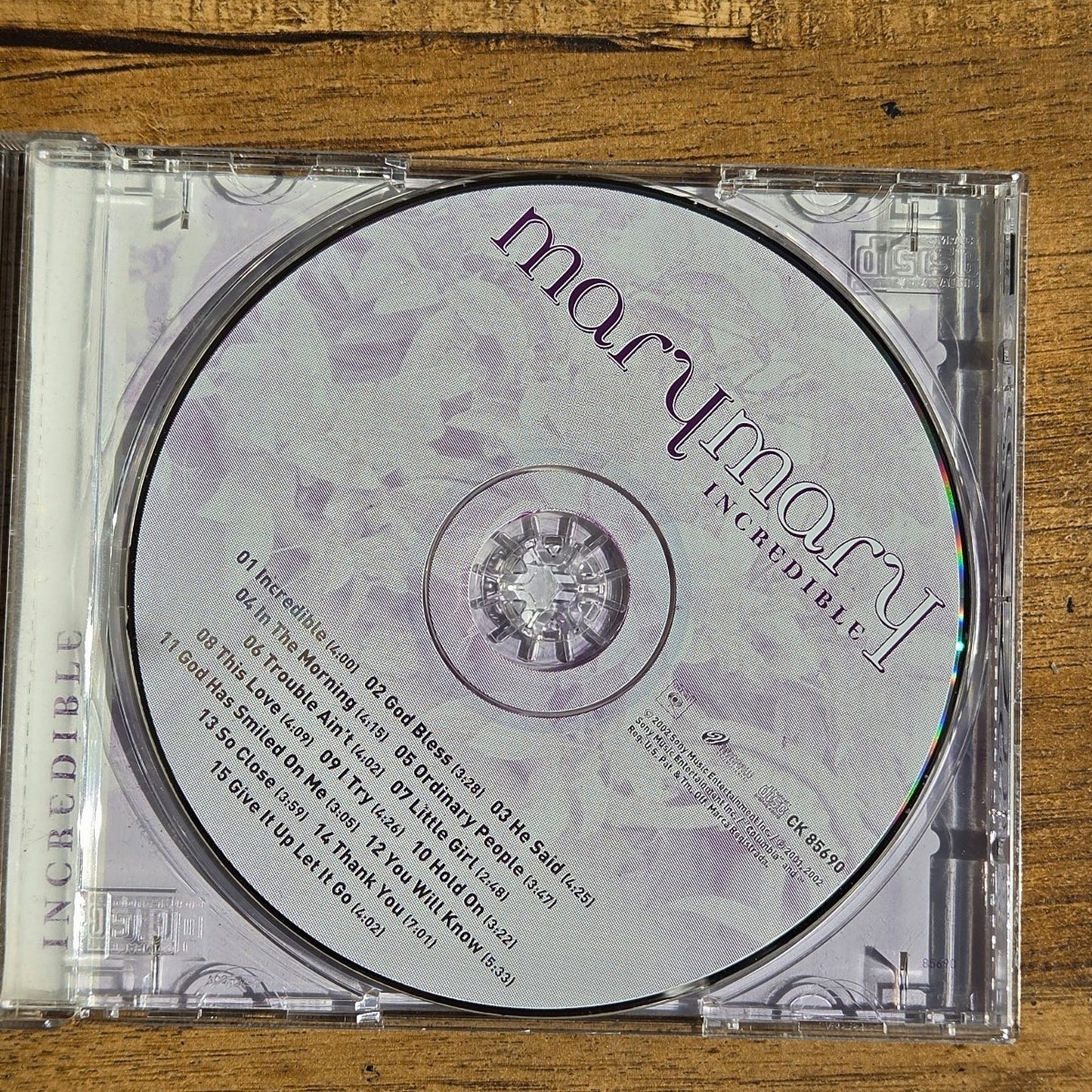 Vtg 2002 Mary Mary INCREDIBLE CD w/Hype Sticker CHRISTIAN