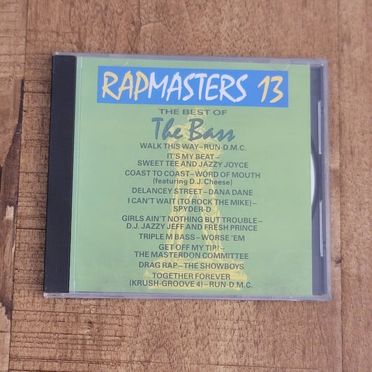 Vtg 1990 Rap Masters 13 The Best of Bass CD