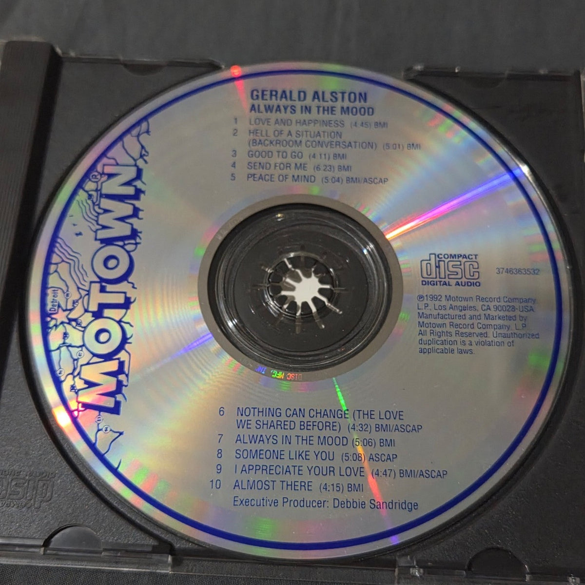 Vtg 1988 Gerald Alston Self Titled CD