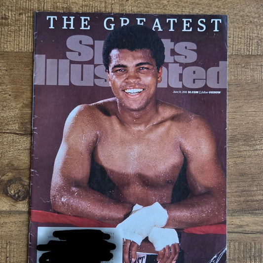 June 13,2016 Muhammad Ali Sports Illustrated Cover Magazine Boxing