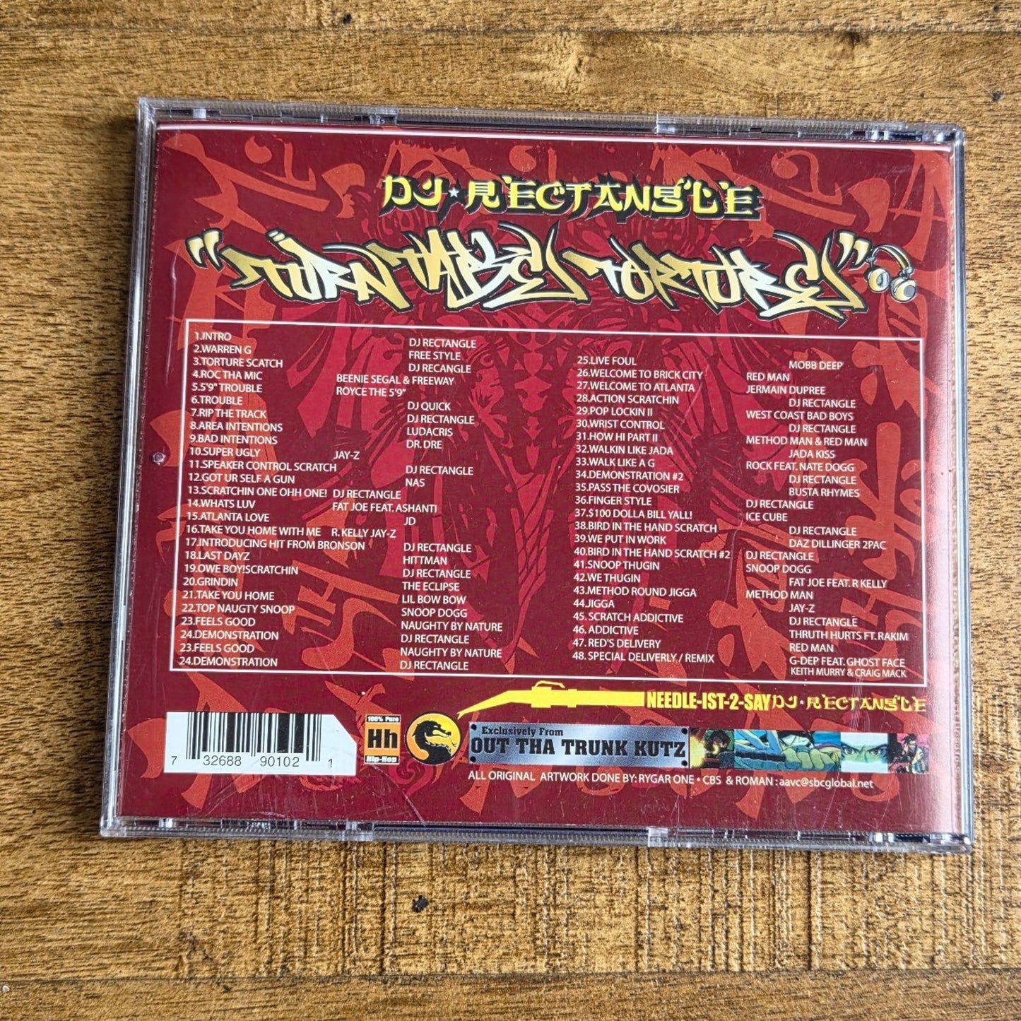 DJ Rectangle TURNTABLE TORTURE CD