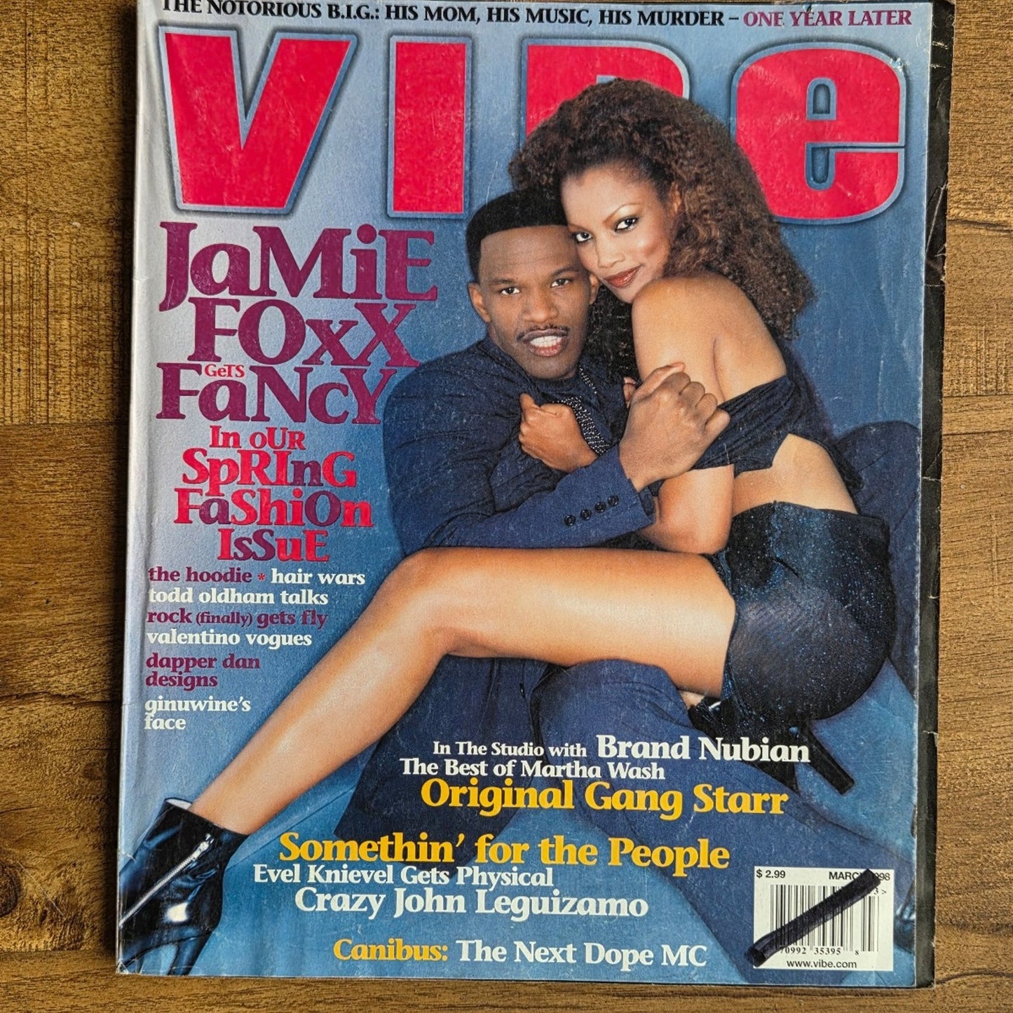 Vtg March 1998 Jamie Foxx Garcelle Beauvais The Jamie Foxx Show Vibe Magazine