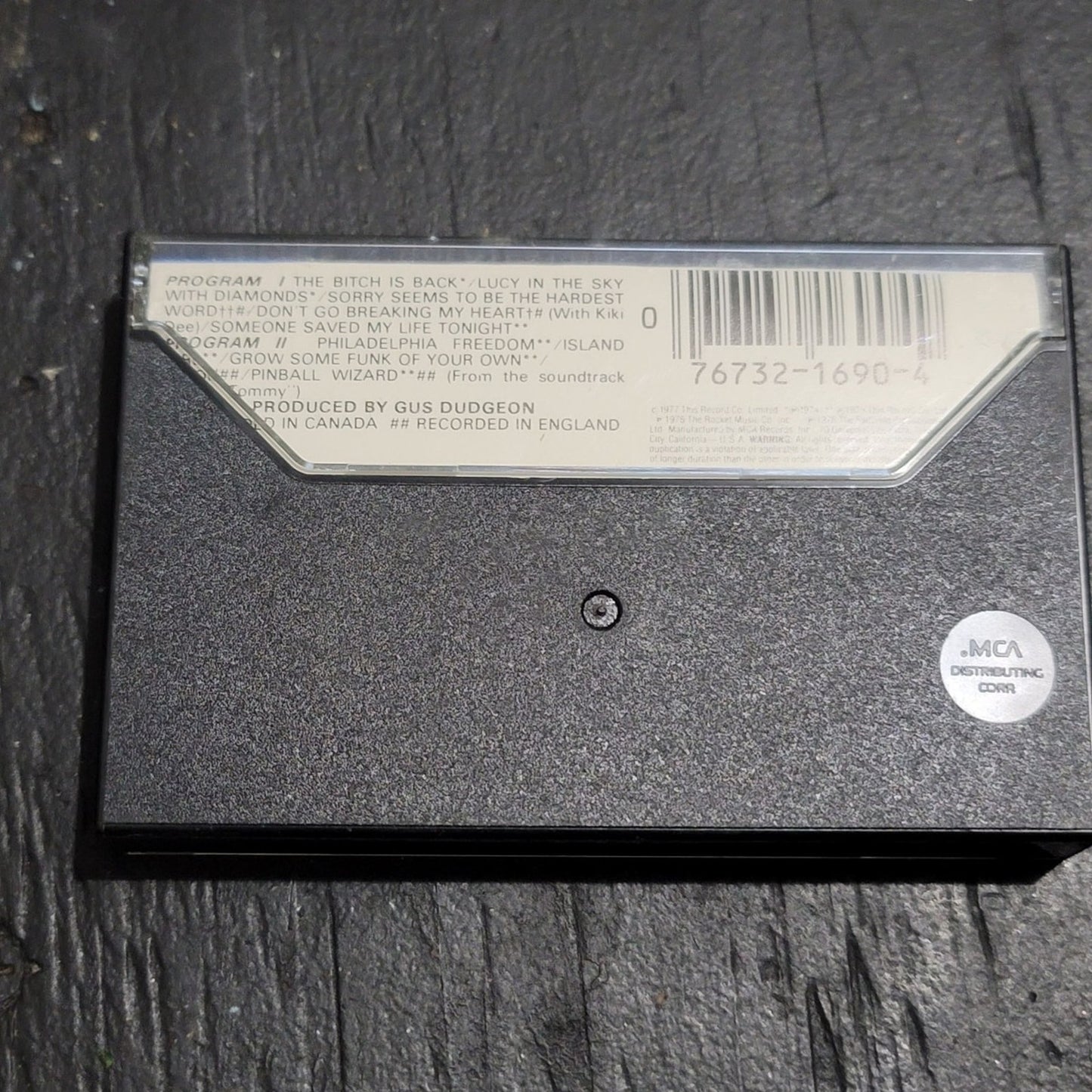 Vtg 1977 Elton John  GREATEST HITS VOLUME 2 Cassette Tape