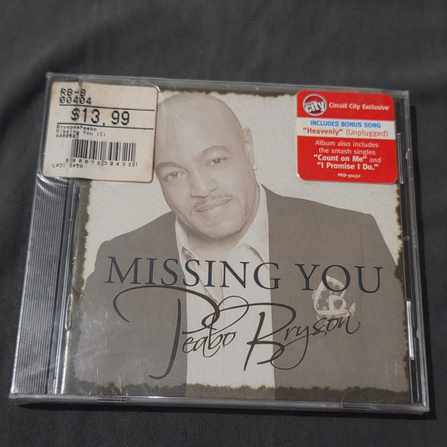 Peabo Bryson Missing You CD Circuit City Exclusive