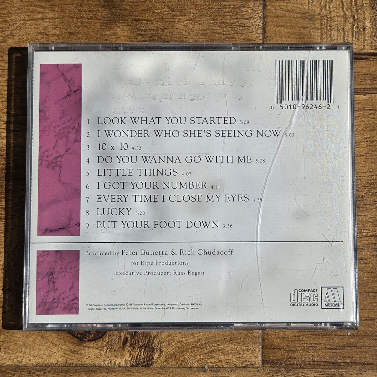 Vtg 1987 The Temptations TOGETHER AGAIN CD
