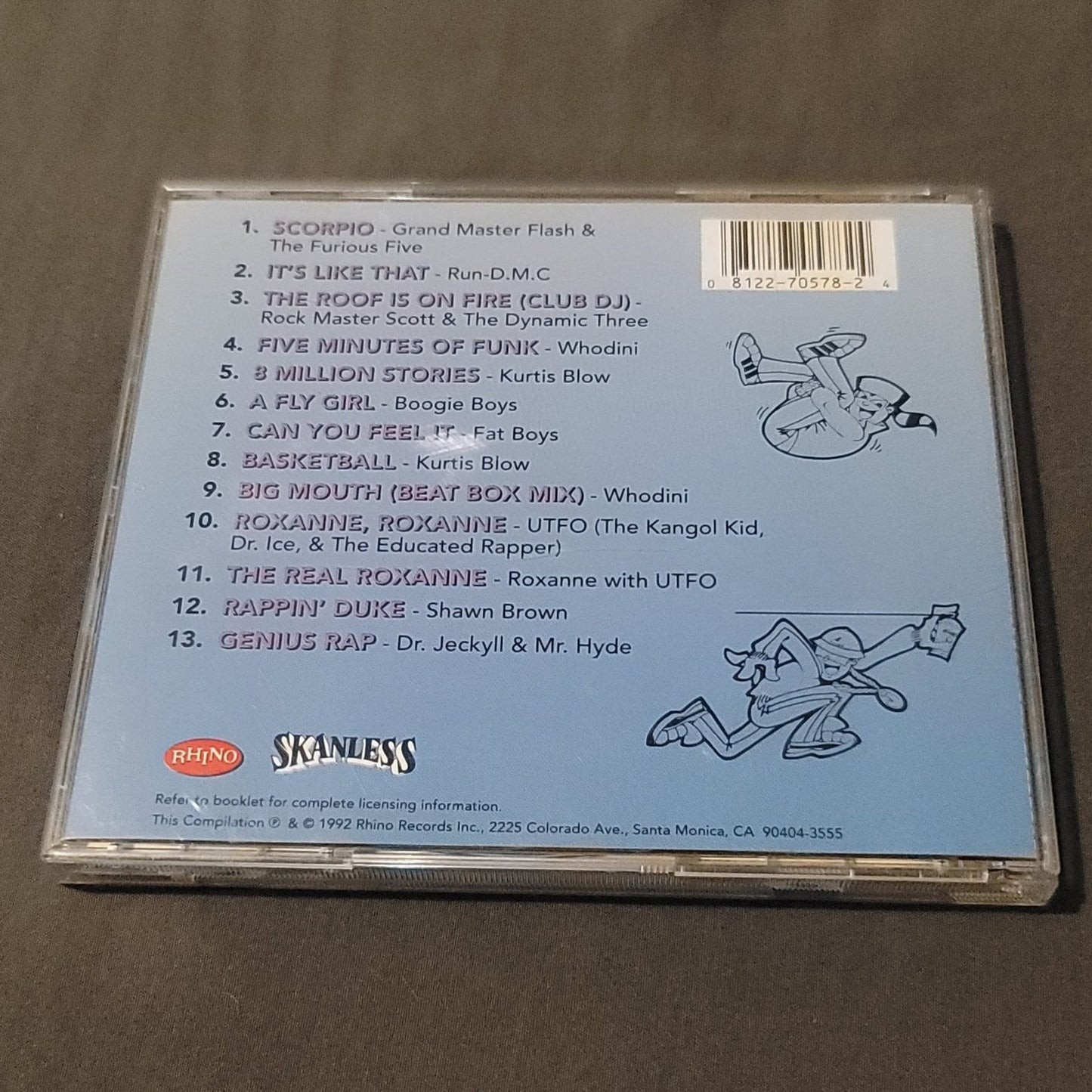 Vtg 1992 Street Jams HIP HOP FROM THE TOP Part 2 CD
