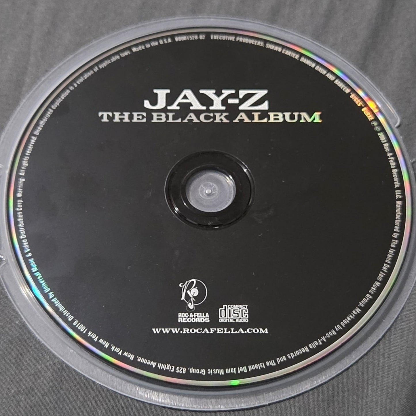 Vtg 2003 Jay-Z THE BLACK ALBUM CD Hip Hop Rap