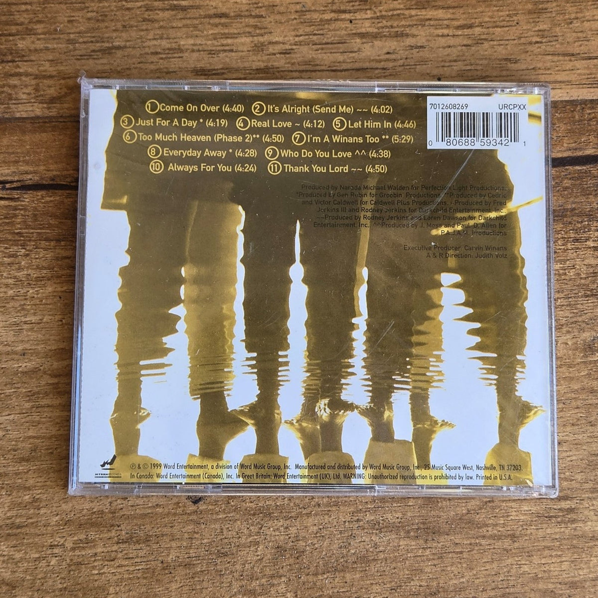 Vtg 1999 Winans Phase 2 We Got Next CD