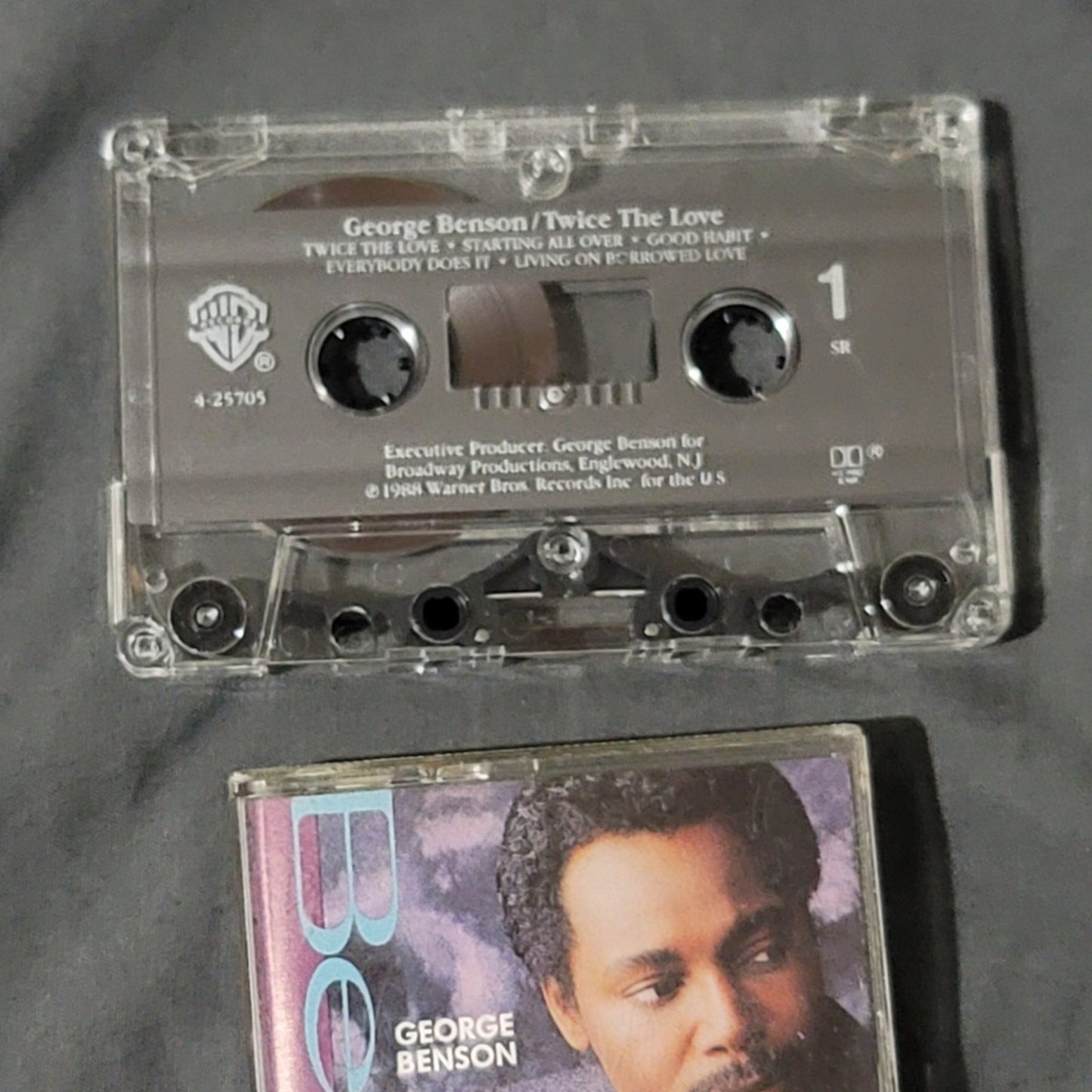 Vtg 1988 George Benson TWICE THE LOVE Cassette Tape