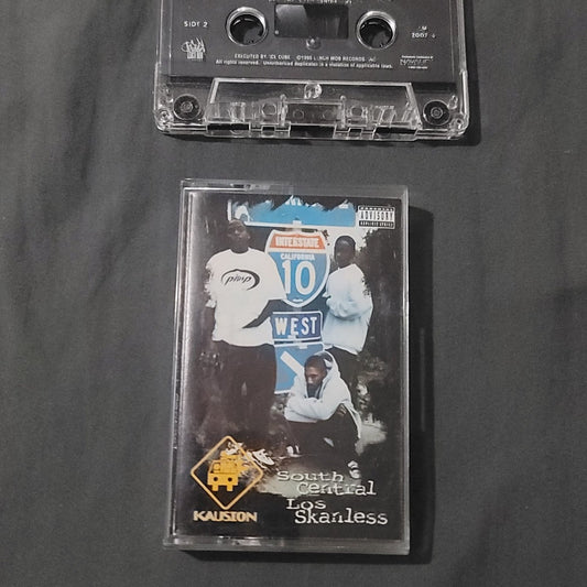 Vtg 1995 Kausion South Central Los Skanless Cassette Tape Gangsta Rap Ice Cube