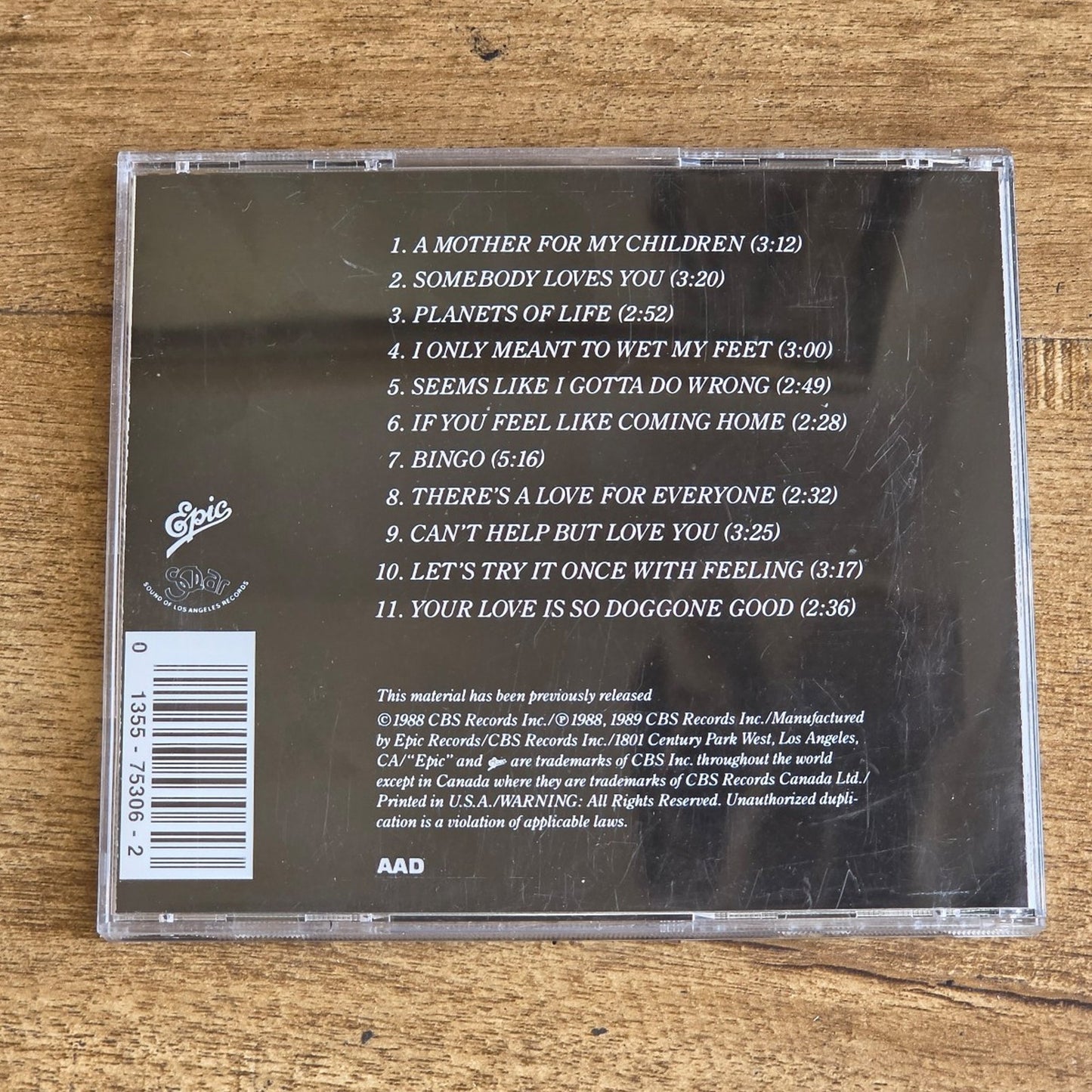 Vtg 1989 Whispers VINTAGE WHISPERS CD