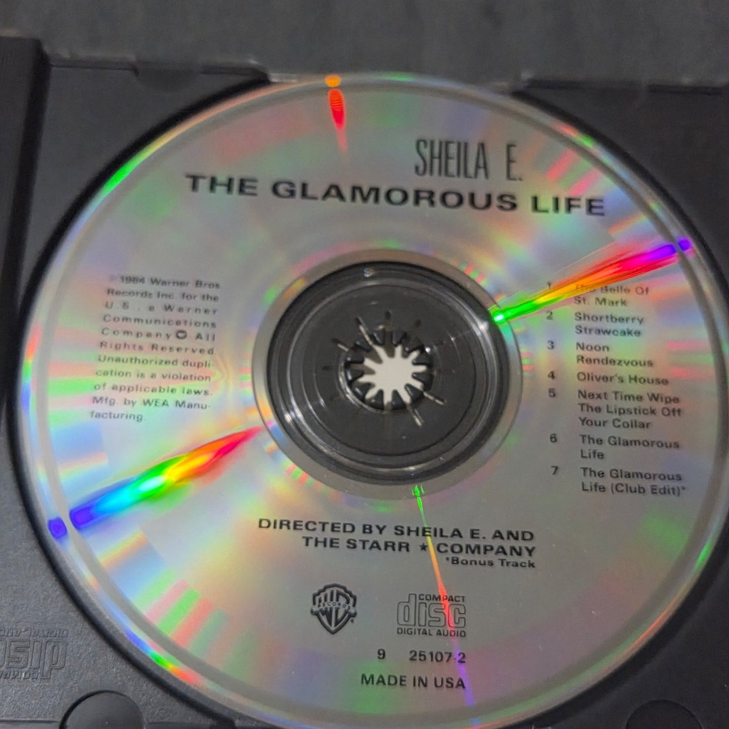 Vtg 1984 Sheila E. THE GLAMOROUS LIFE CD