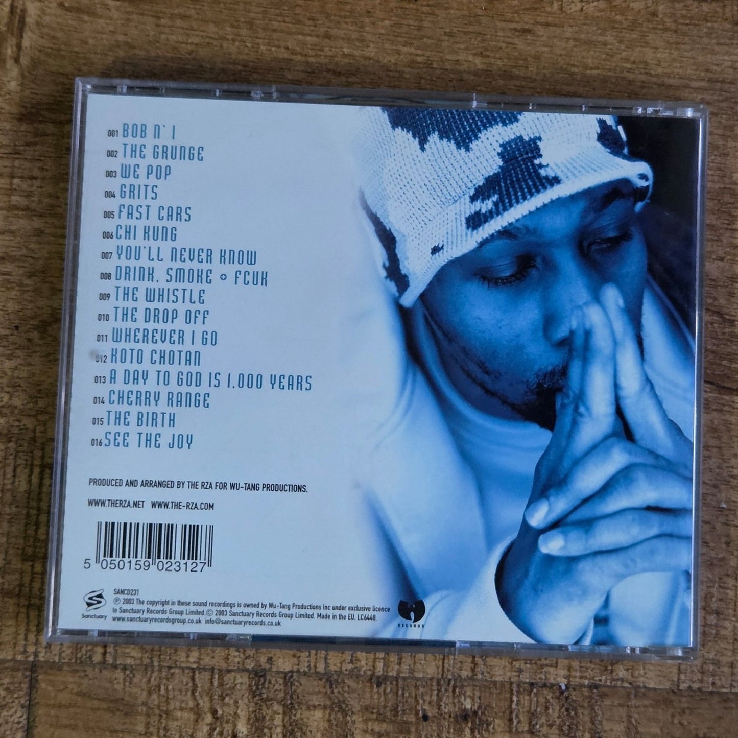Vtg 2003 RZA BIRTH OF A PRINCE SIGNED AUTOGRAPHED CD RAP HIP HOP BOBBY DIGITAL