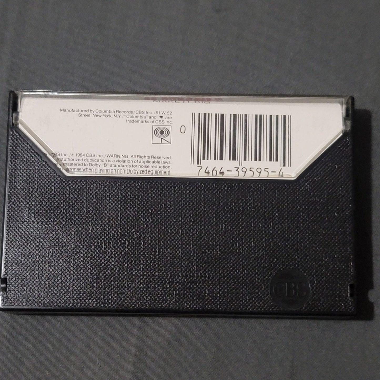 Vtg 1984 WHAM! MAKE IT BIG Cassette Tape