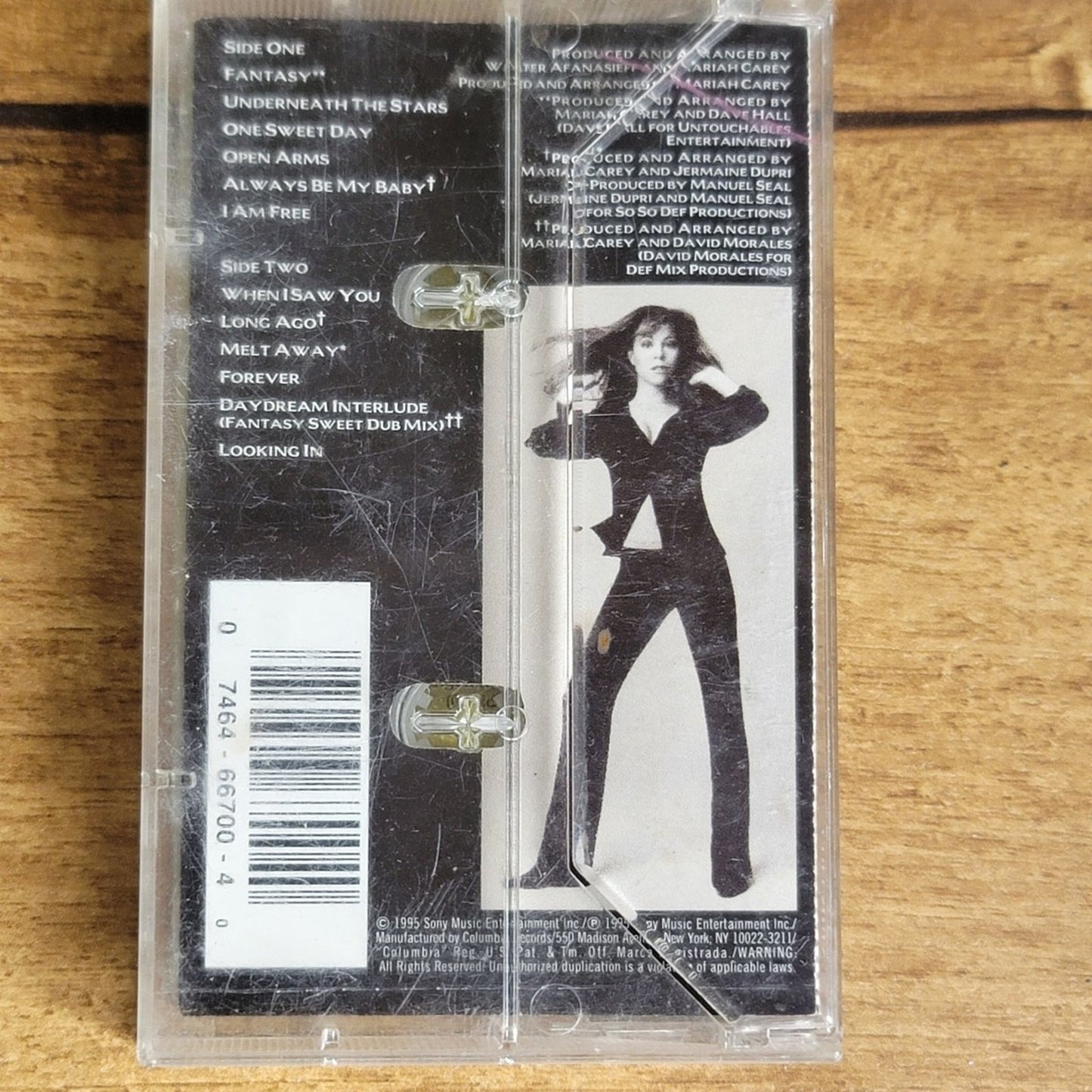 Vtg 1995 Mariah Carey DAYDREAM Cassette Tape