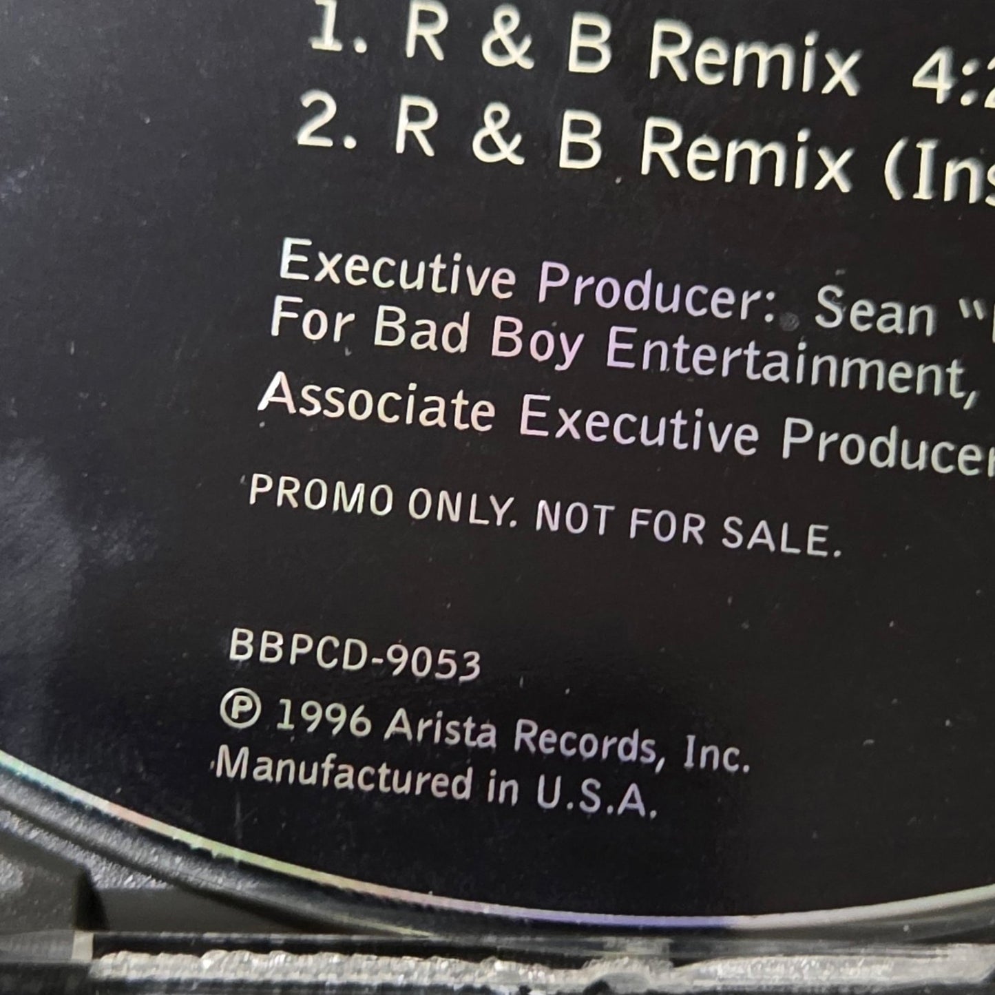 Vtg 1996 Total NO ONE ELSE REMIX PROMO CD