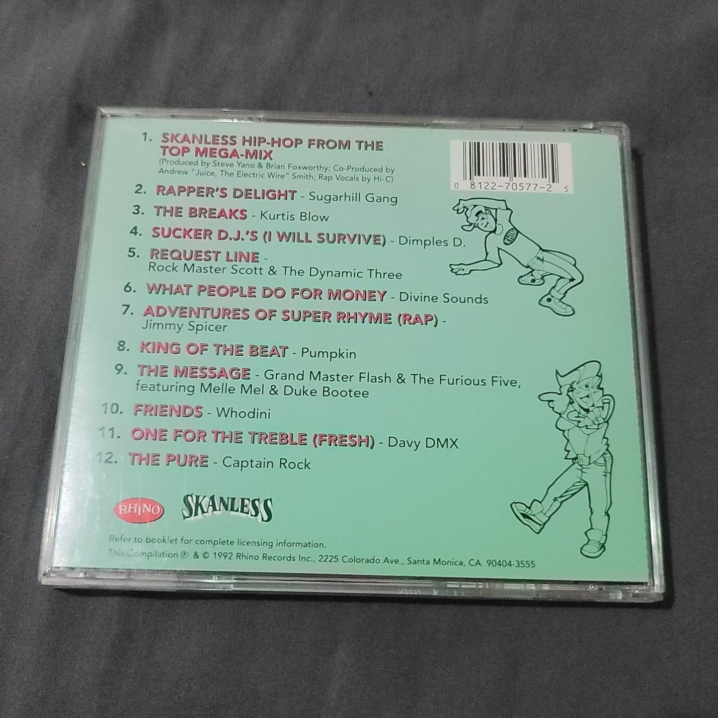 Vtg 1992 Street Jams HIP HOP FROM THE TOP Part 1 CD