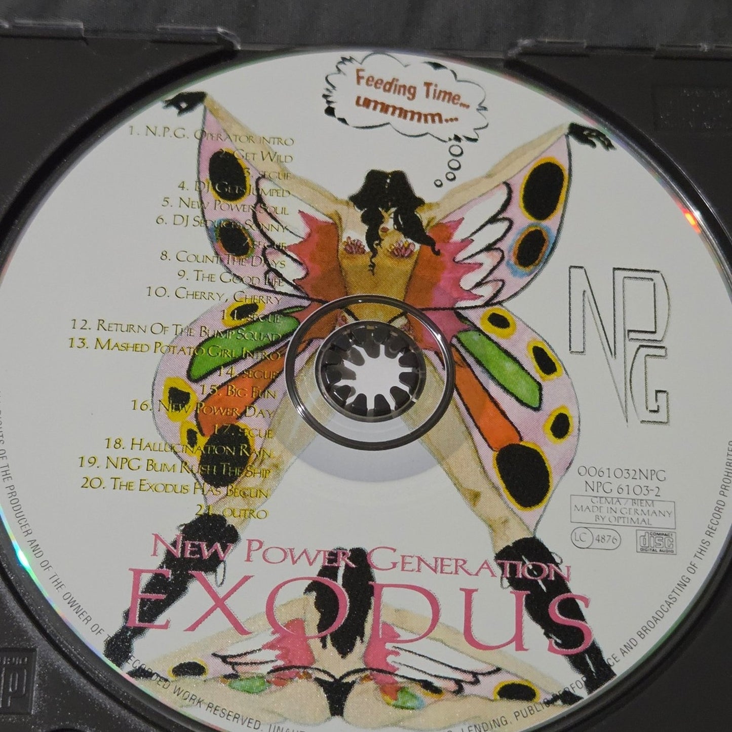 Vtg 1995 Prince and the new power generation EXODUS CD (GERMAN IMPORT)