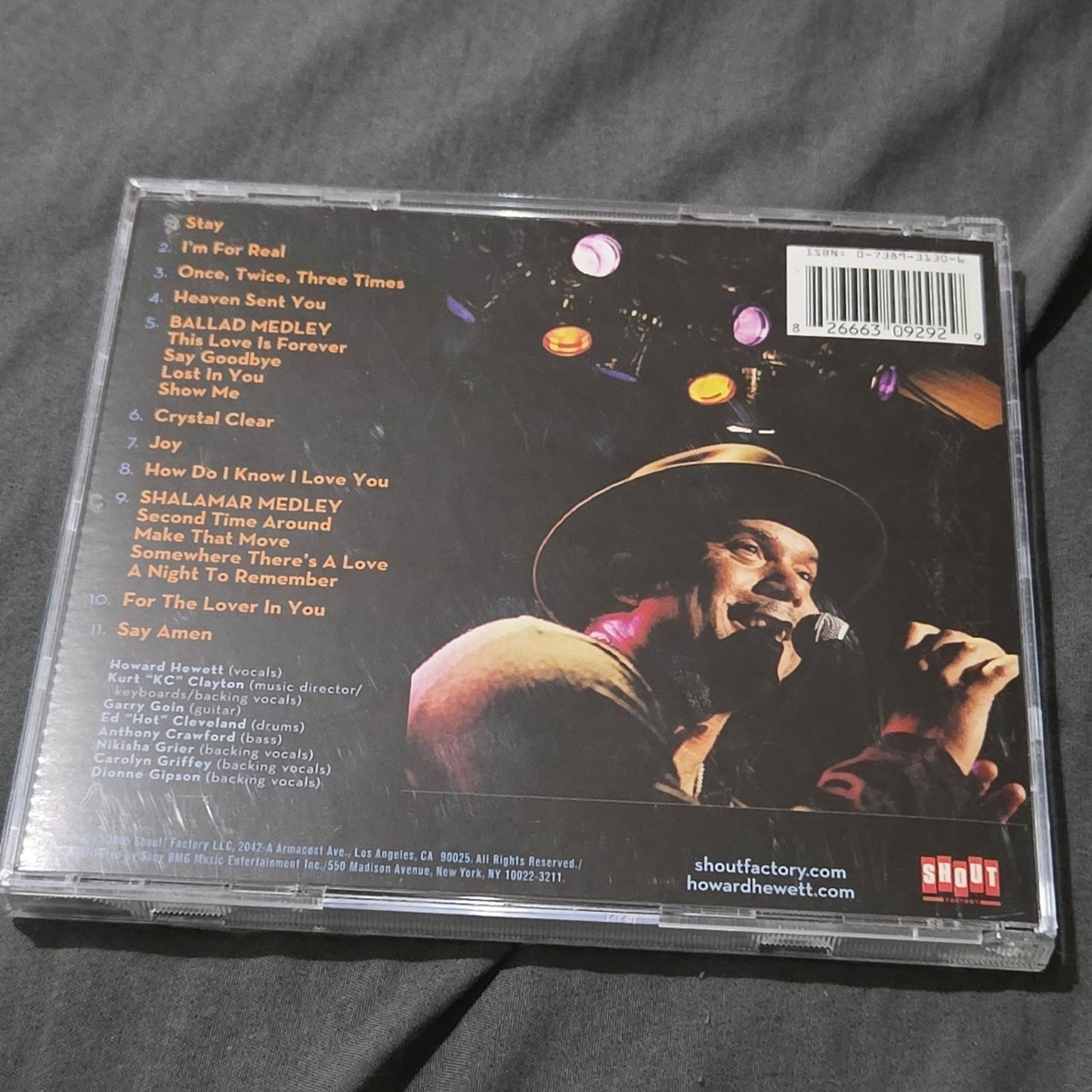 Vtg 2005 Howard Hewett INTIMATE CD
