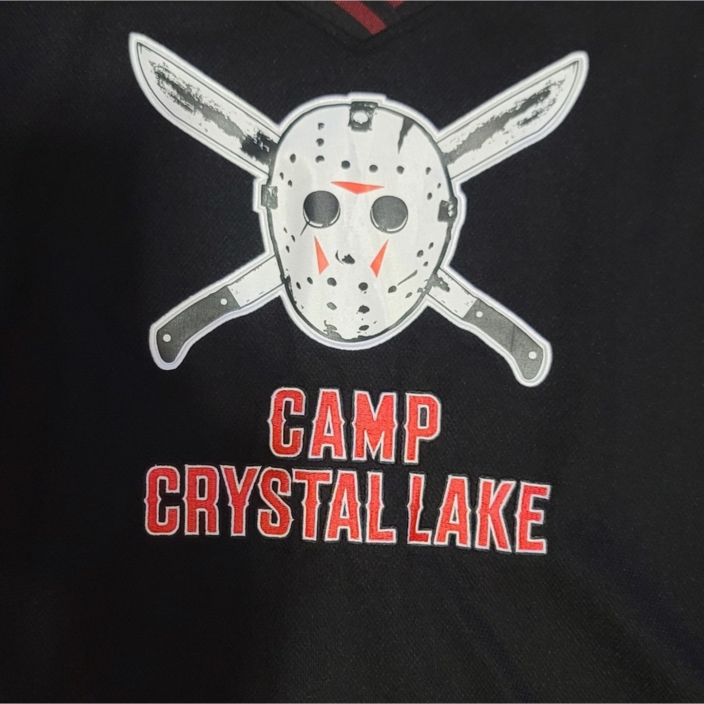 Friday The 13th Jason Voorhees Camp Crystal Lake Hockey Jersey