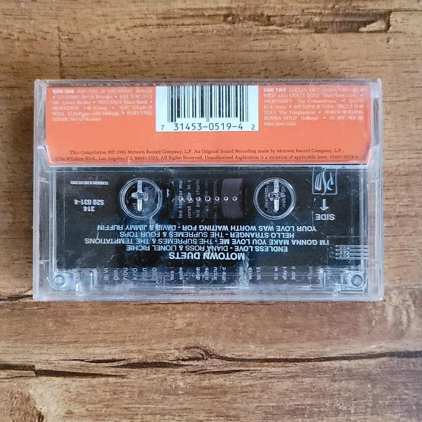 Vtg 1995 Motown Year by Year 1985 Cassette Tape The Sound of Young America