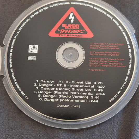 Vtg 1995 Blahzay Blahzay DANGER THE REMIXES MAXI SINGLE CD RAP HIP HOP