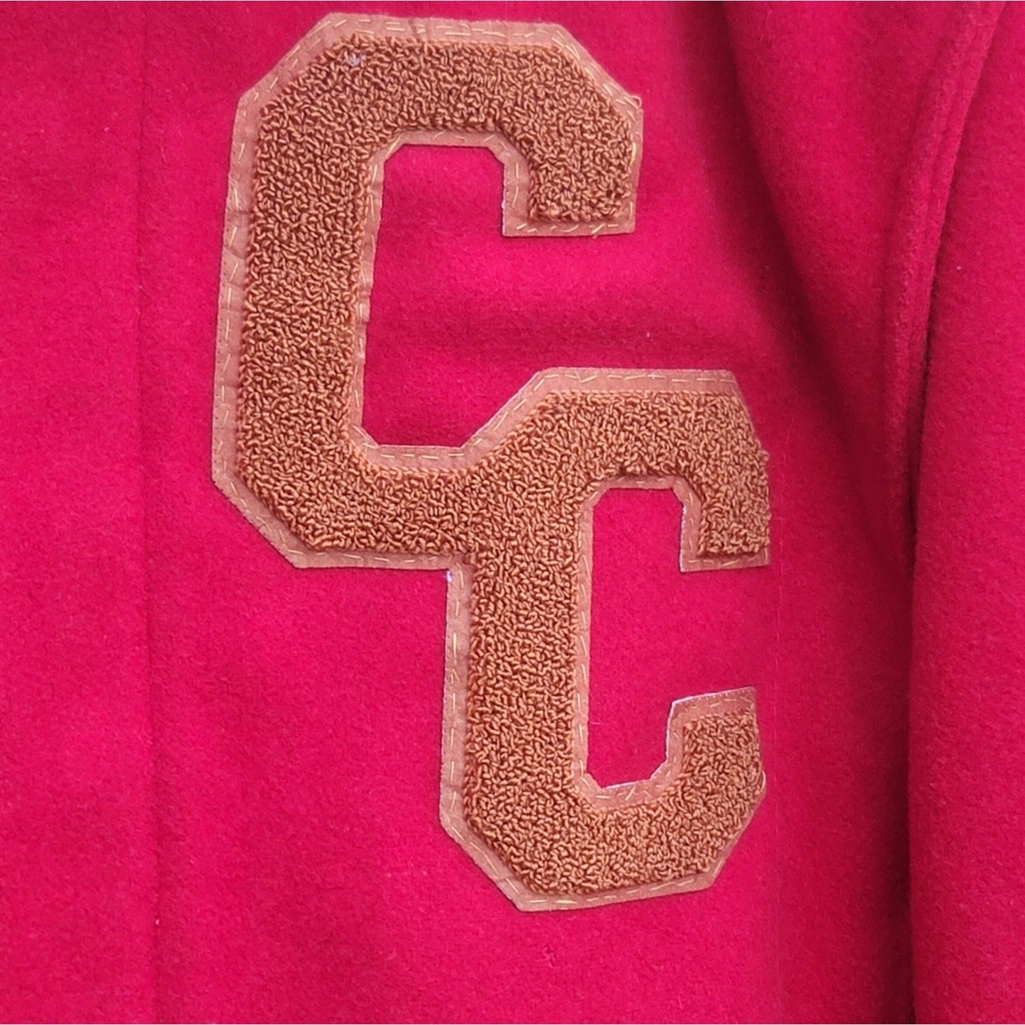 Continual Coincidences Brand Upcycled Vtg Wool Blend Bomber Jacket