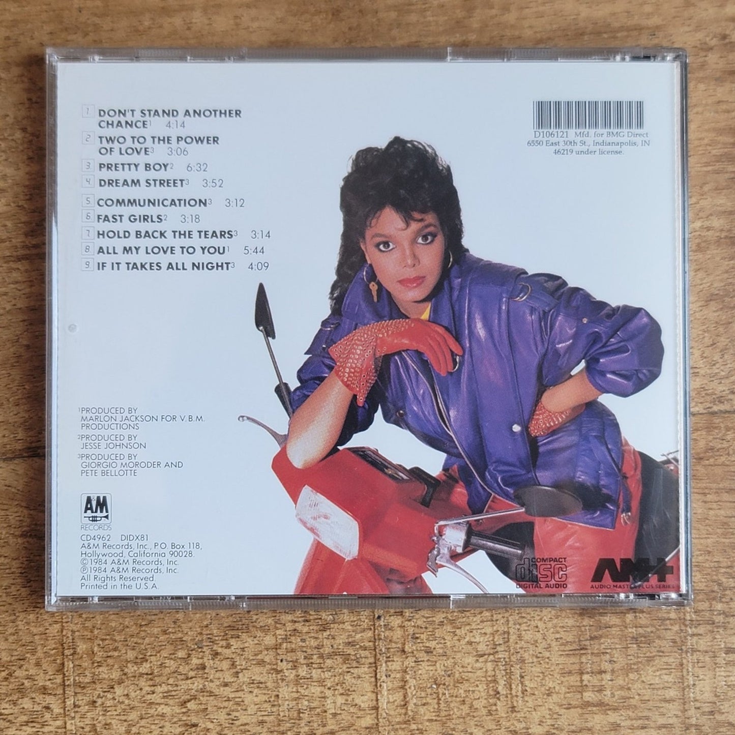 Vtg 1984 Janet Jackson DREAM STREET CD