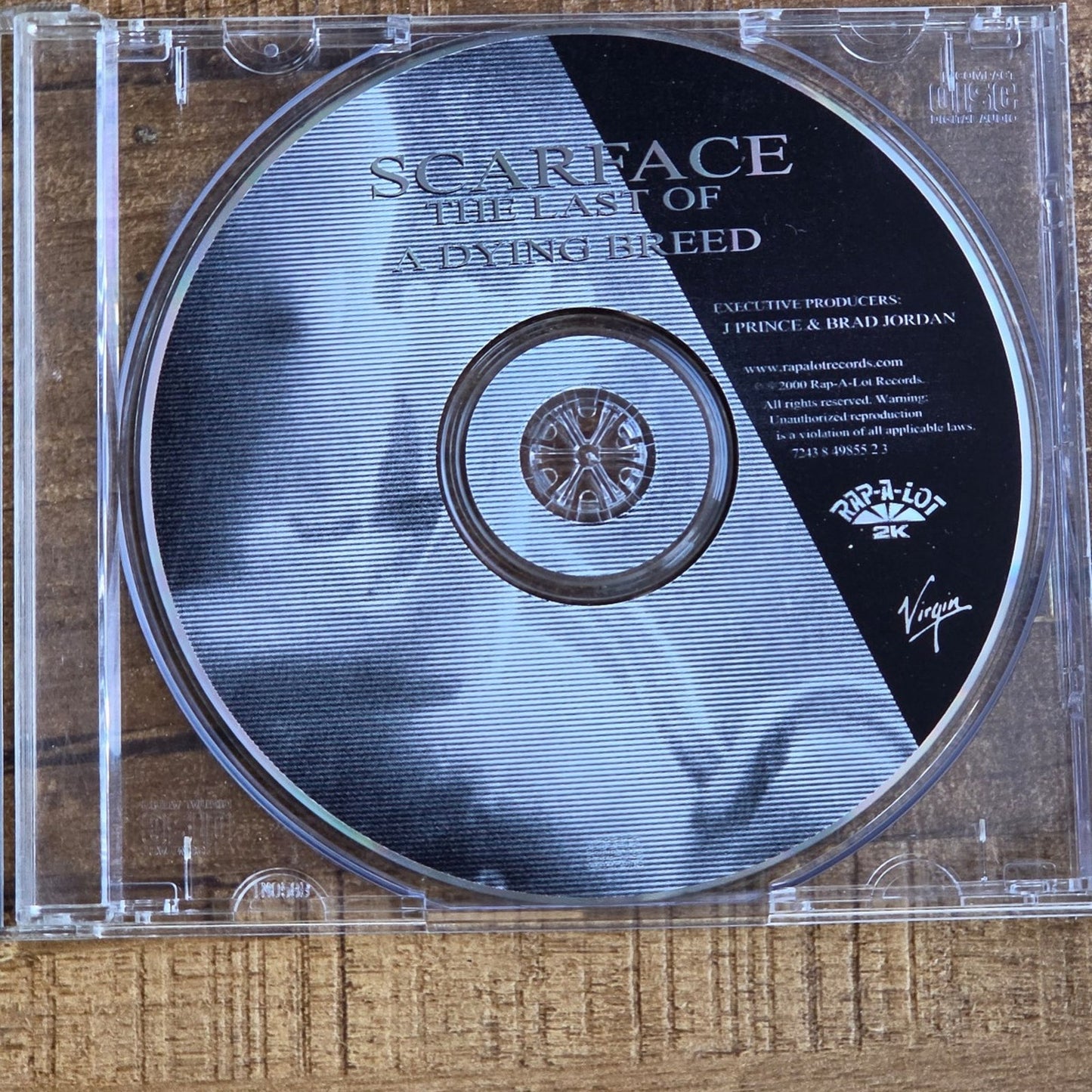 Vtg 2000 Scarface LAST OF A DYING BREED CD RAP HIP HOP RAP-A-LOT RECORDS