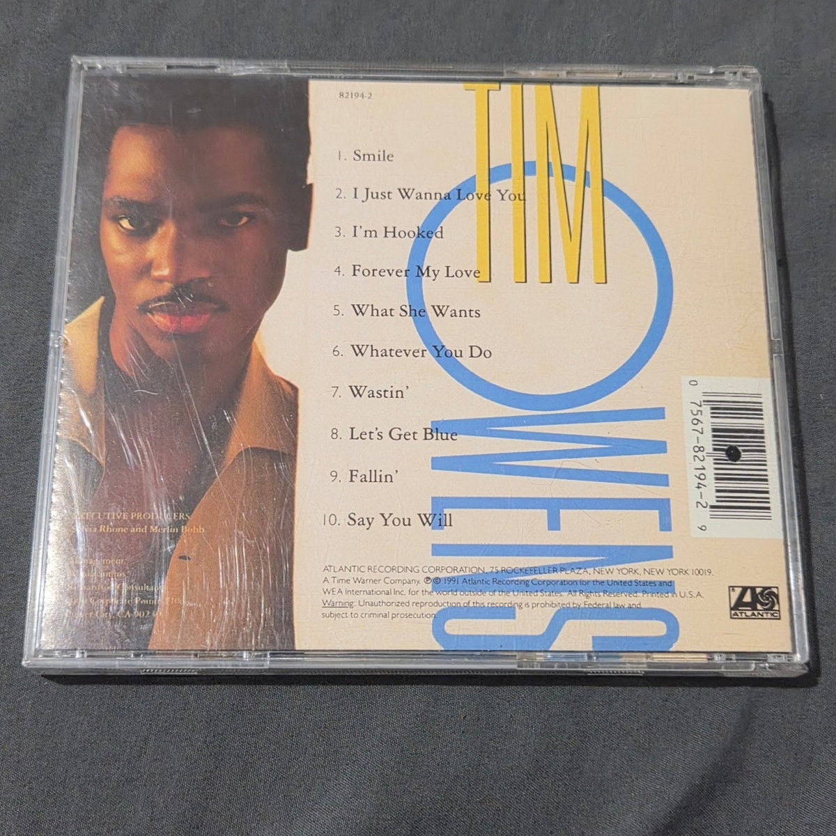 Vtg 1991 Tim Owens I Just Wanna Love You CD Hype Stickers