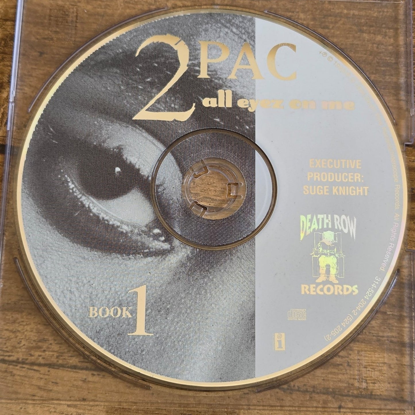 Vtg 2Pac Tupac ALL EYEZ ON ME Double CD HIP HOP RAP DEATH ROW RECORDS