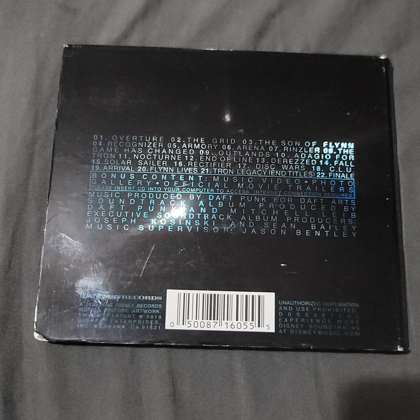 Daft Punk DISNEY TRON SOUNDTRACK CD