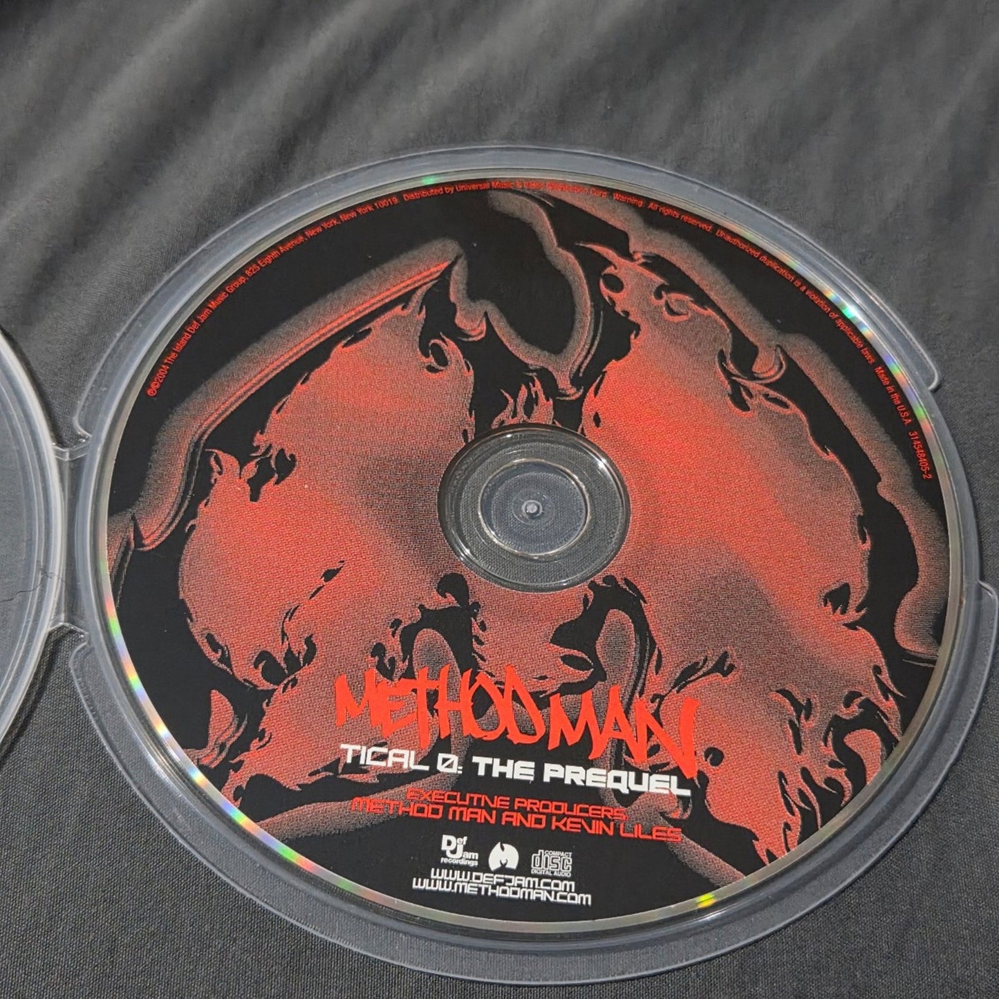 Vtg 2004 Method Man TICAL THE PREQUEL CD Hip Hop Rap Wu-Tang