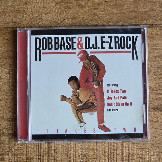 Vtg 2000 ROB BASE & DJ E-Z ROCK IT TAKES TWO CD RAP HIP HOP