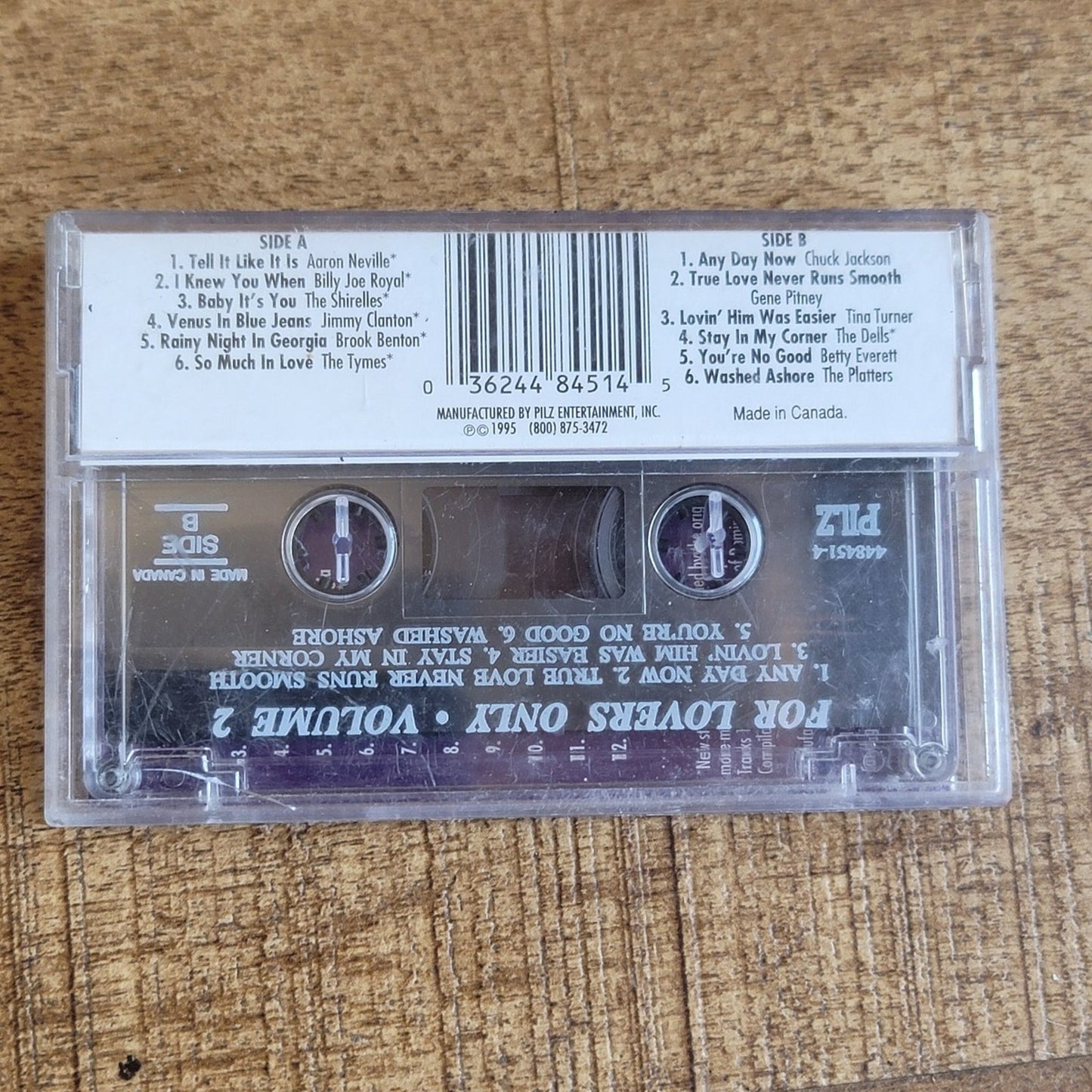 Vtg 1995 Various Artists FOR LOVERS ONLY Cassette Tape