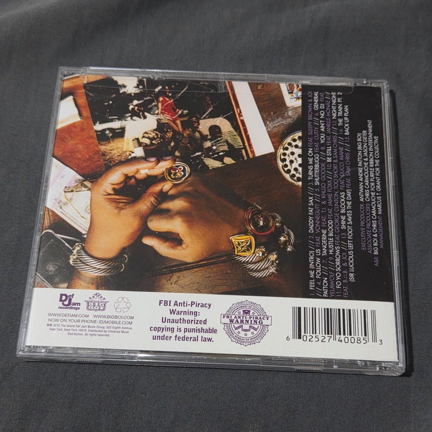 Big Boi SIR LUCIOUS LEFT FOOT THE SON OF CHICO DUSTY CD